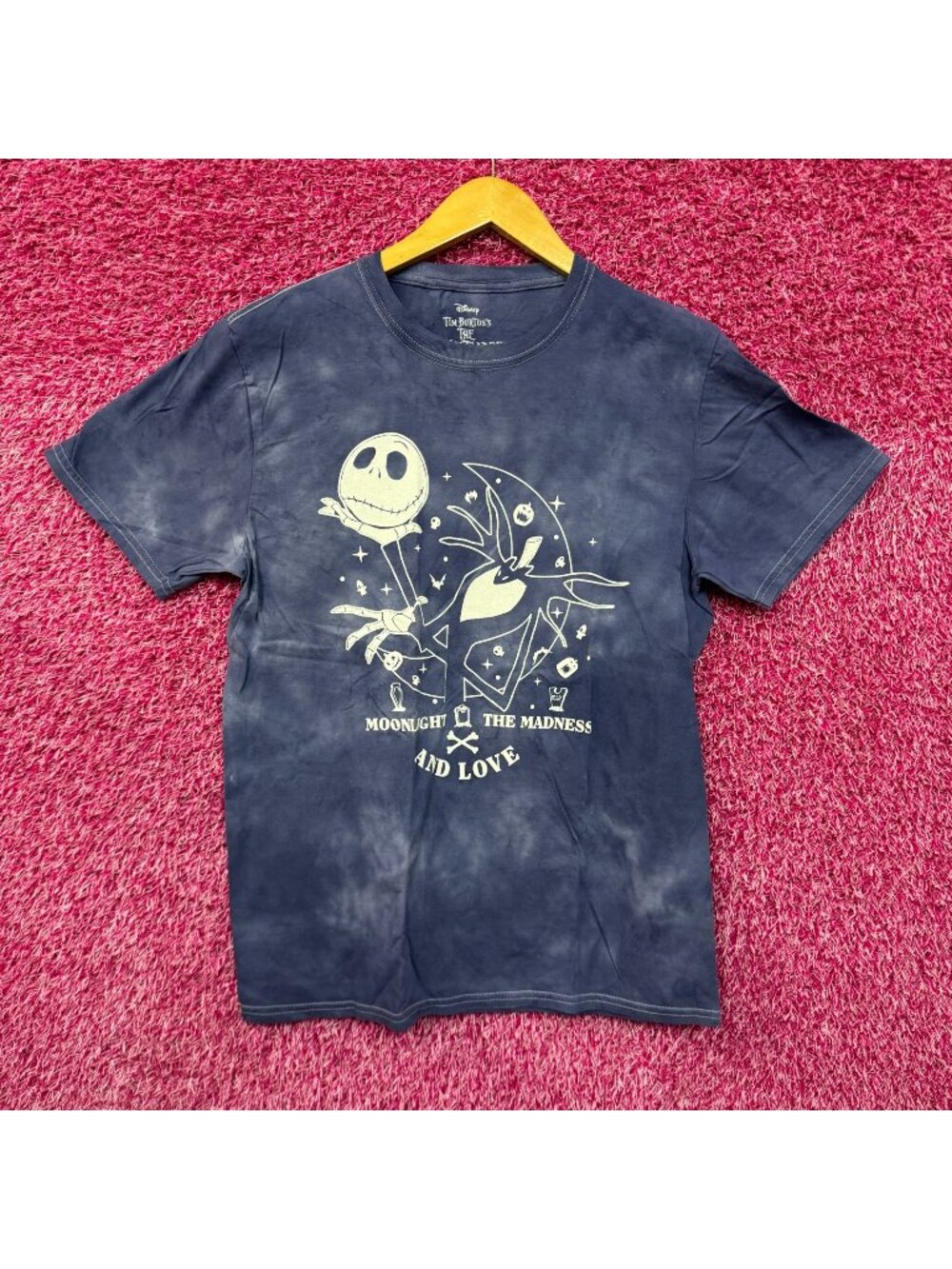 The Nightmare Before Christmas Jack Skellington Tie Dye M